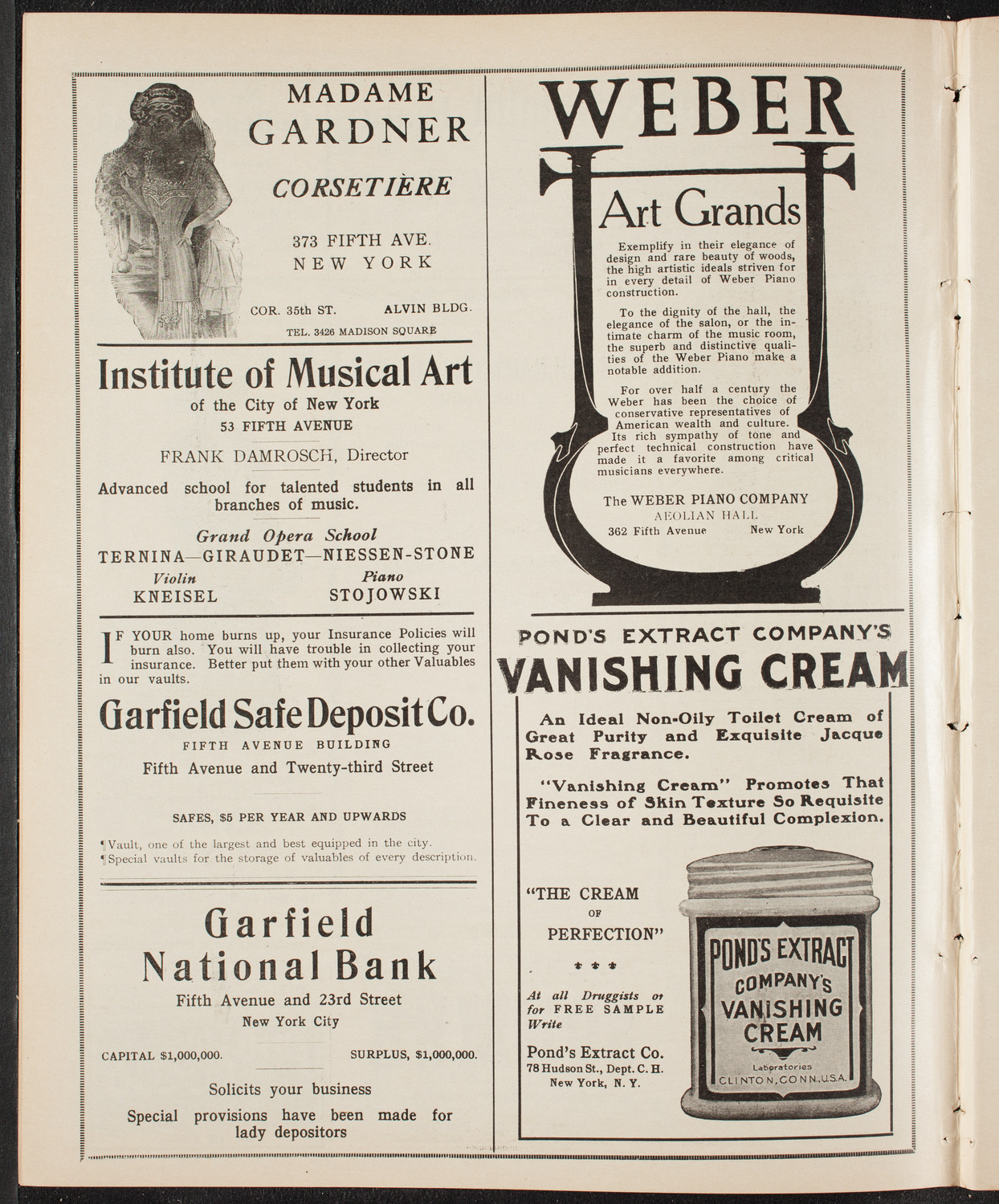 New York Philharmonic, March 2, 1910, program page 6