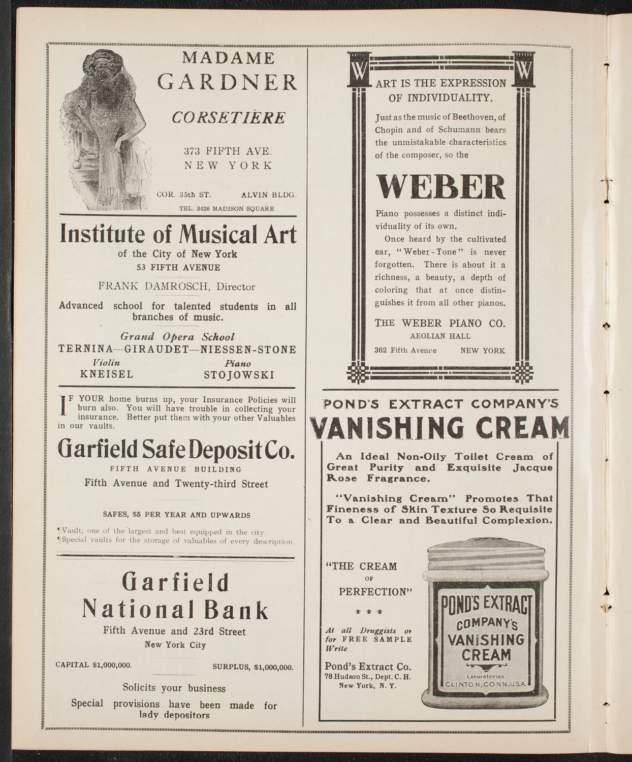 Louise Kirkby-Lunn, Mezzo-Soprano, February 24, 1910, program page 6