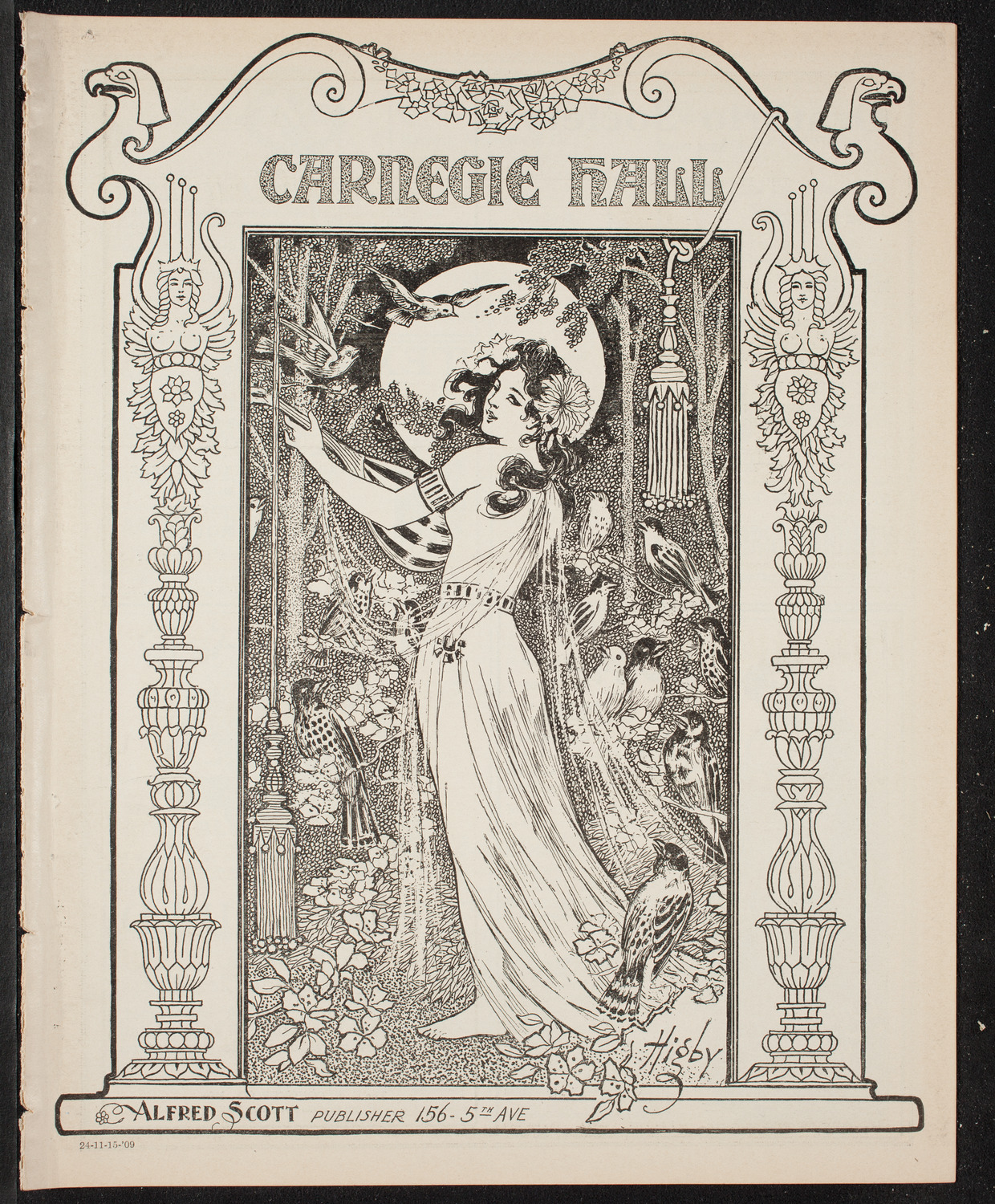 Elmendorf Lecture: At the Gates of the East, November 15, 1909, program page 1