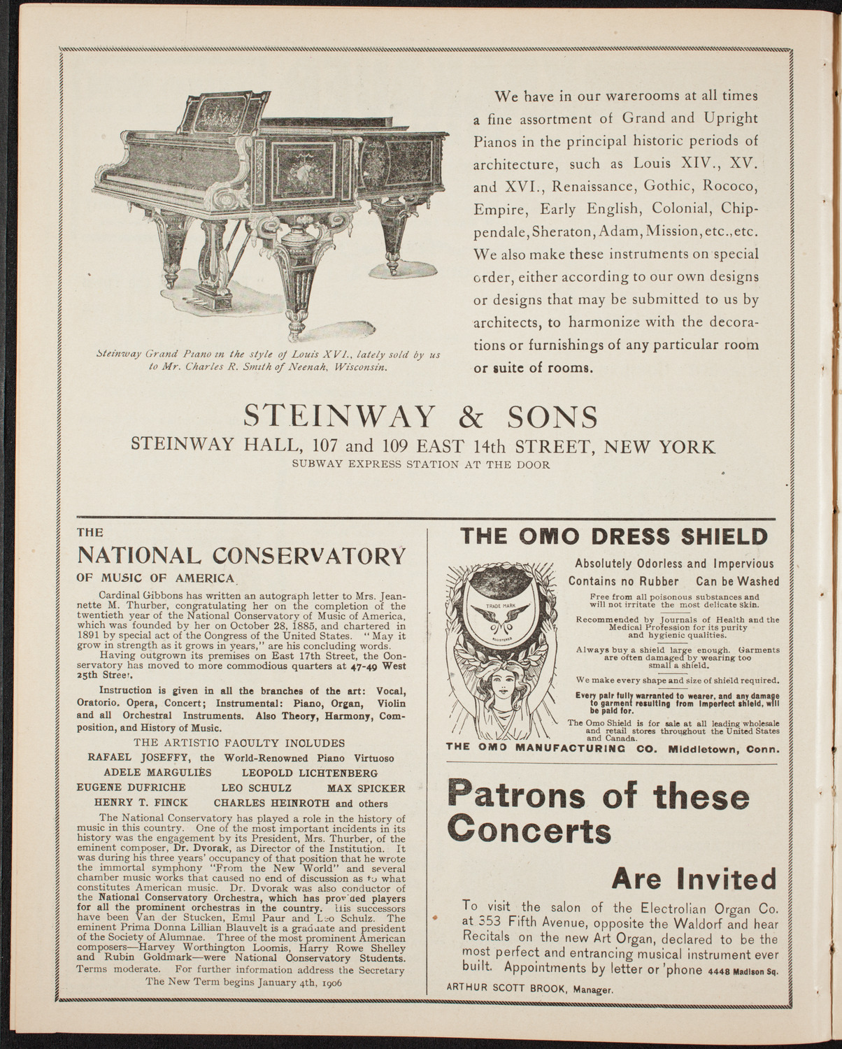 New York Symphony Orchestra, February 6, 1906, program page 4