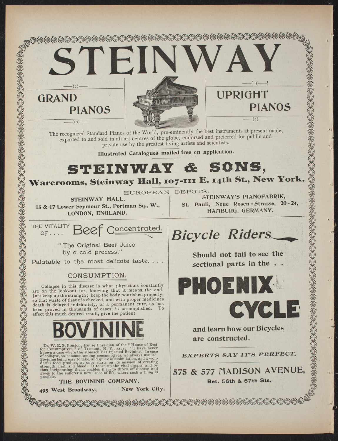 Saturday Morning Conferences on Comparative Literature, March 13, 1897, program page 8