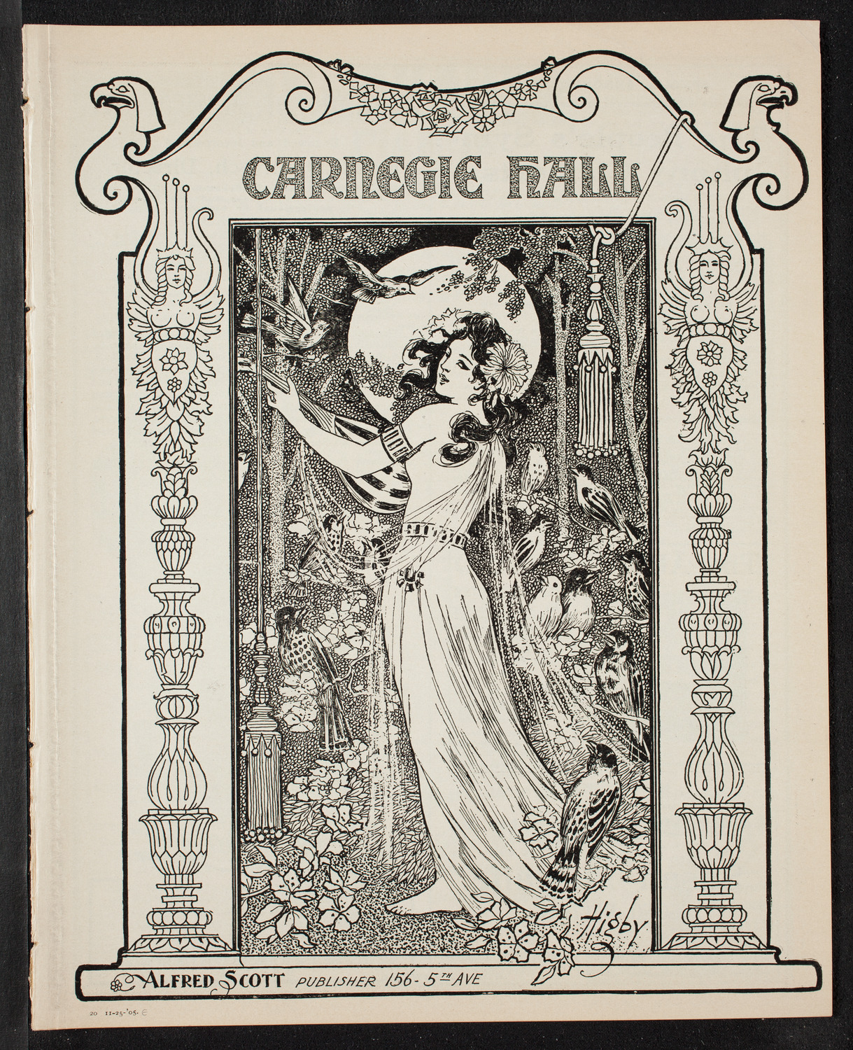 Benefit: St. Mark's Hospital, November 25, 1905, program page 1