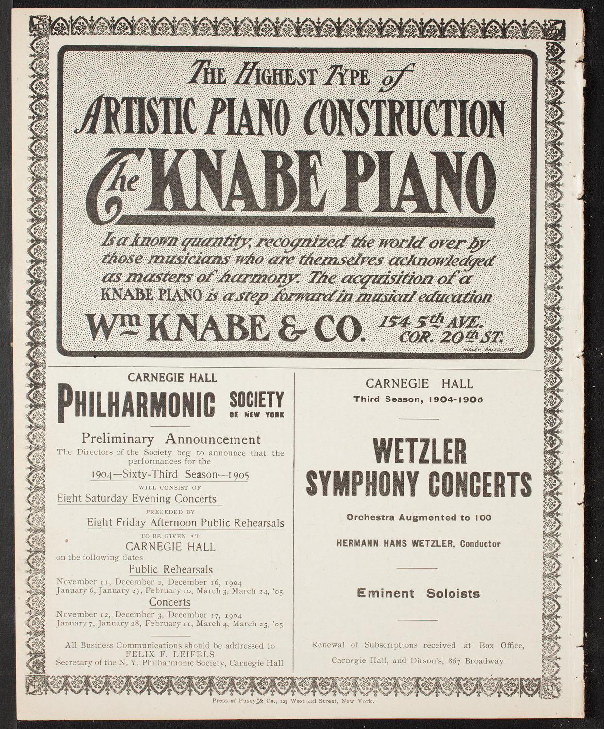 Meeting: American Federation of Catholic Societies, June 12, 1904, program page 12