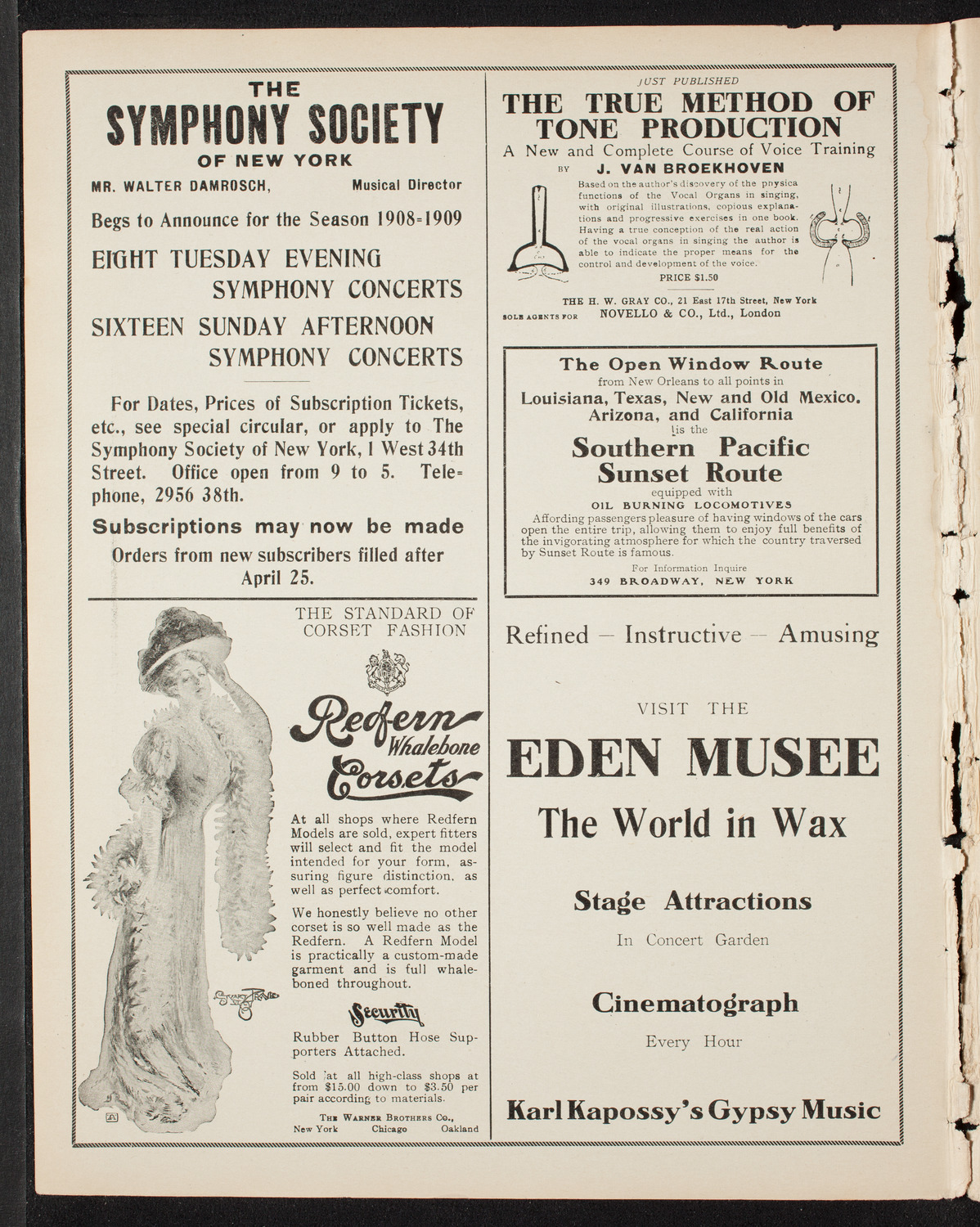 Graduation: Manhattan College, June 16, 1908, program page 2