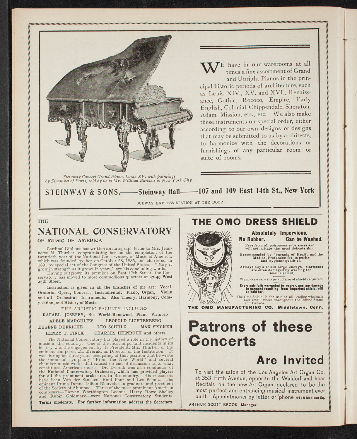Boston Symphony Orchestra, November 11, 1905, program page 4