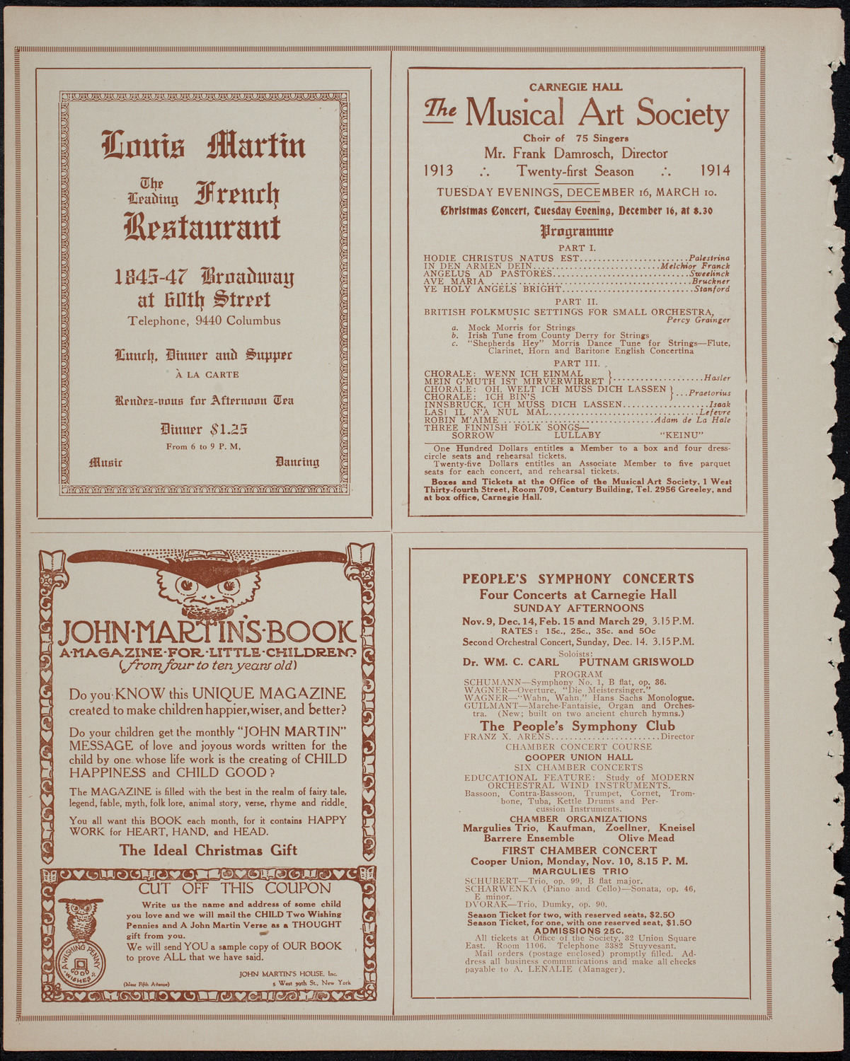 Elmendorf Lecture: Western India, November 10, 1913, program page 8