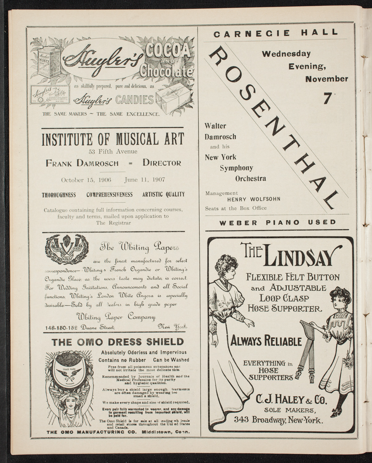 Knights of Columbus Discovery Day Celebration, October 12, 1906, program page 6