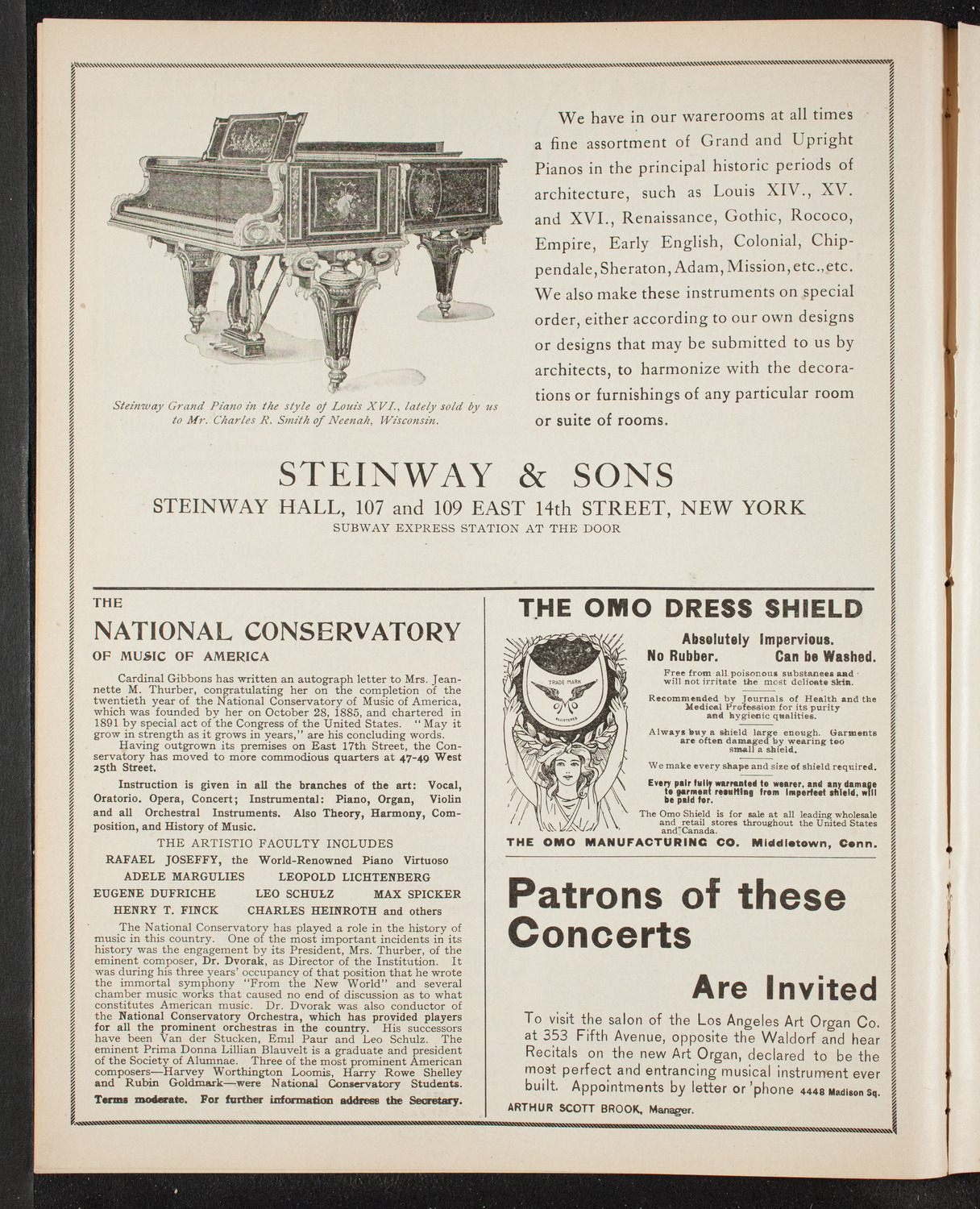 Philadelphia Orchestra, December 11, 1905, program page 4