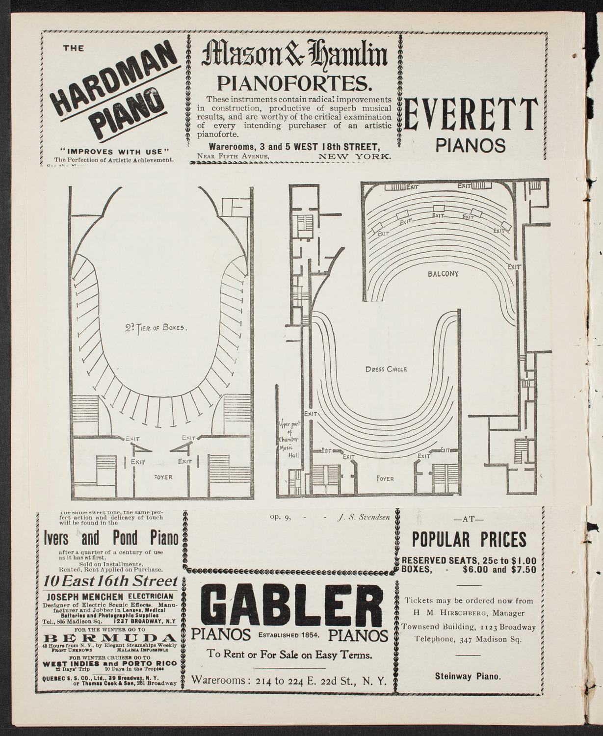 New York Philharmonic, March 9, 1901, program page 8