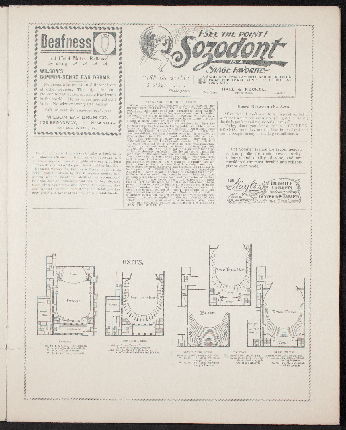 New York Philharmonic, November 13, 1897, program page 3