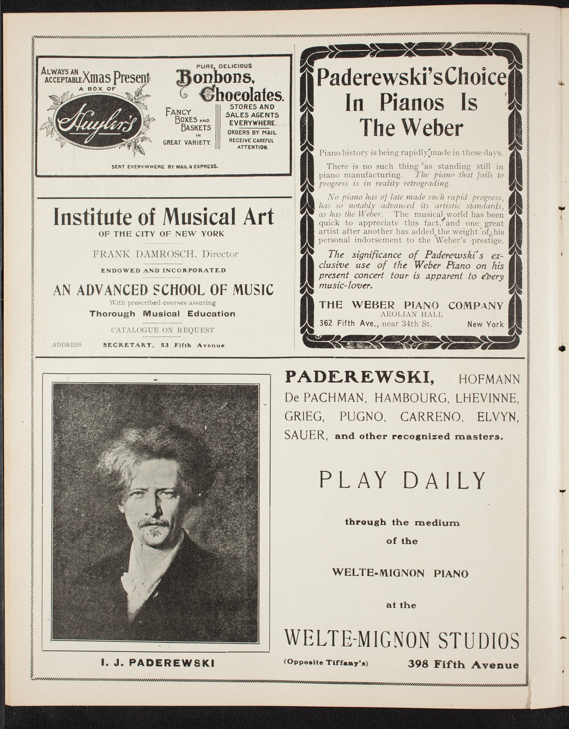 Russian Symphony Society of New York, December 12, 1907, program page 6