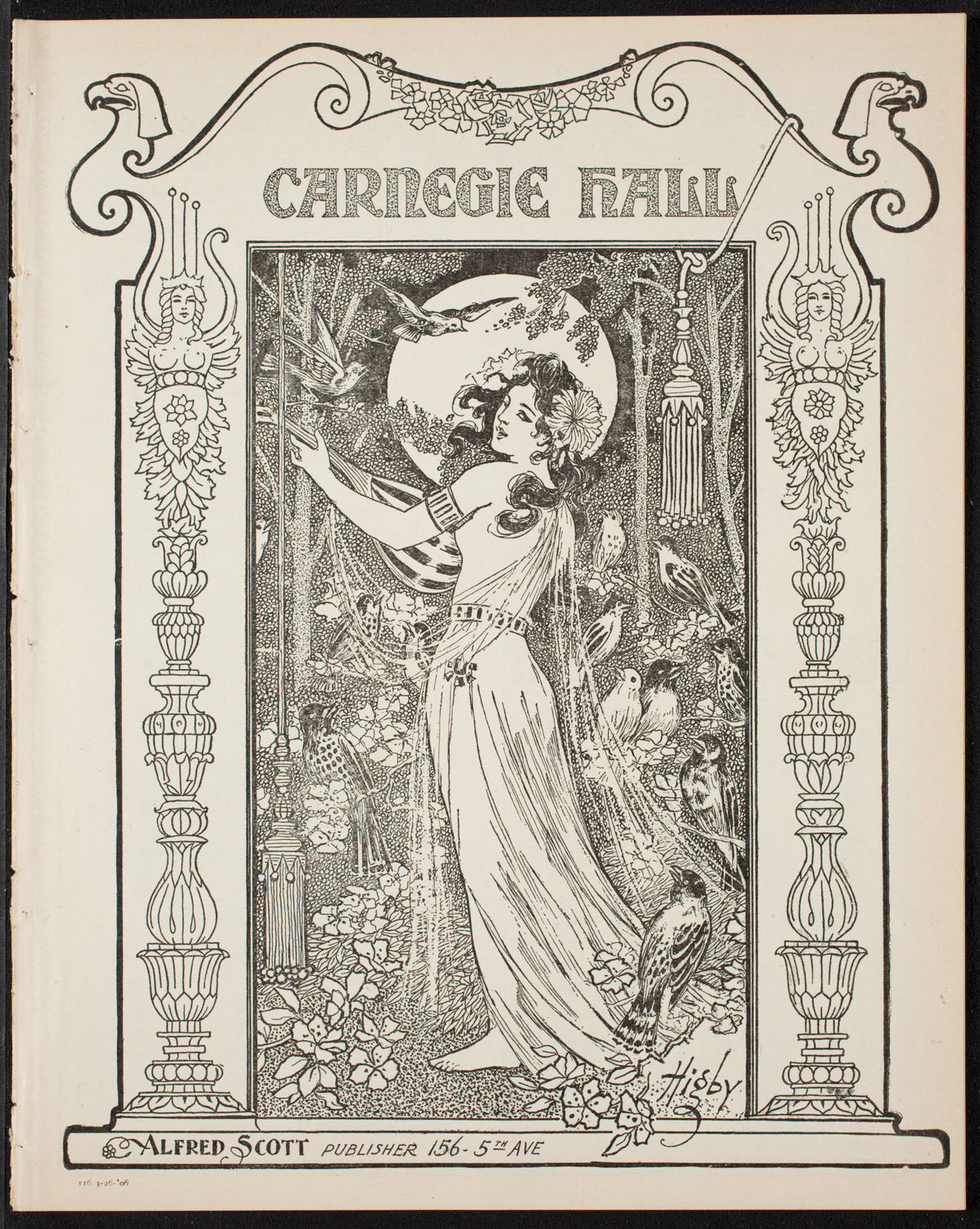 Elmendorf Lecture: Southern Italy, March 26, 1906, program page 1