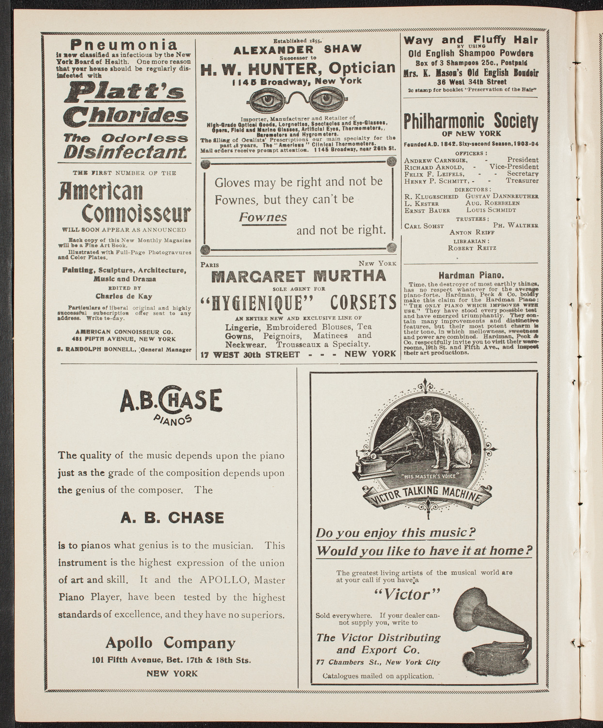 Richard Strauss with New York Philharmonic, March 25, 1904, program page 2