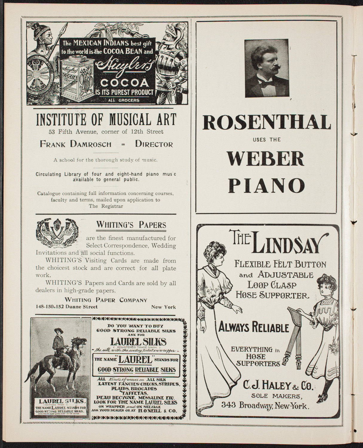 Boston Symphony Orchestra, December 8, 1906, program page 6