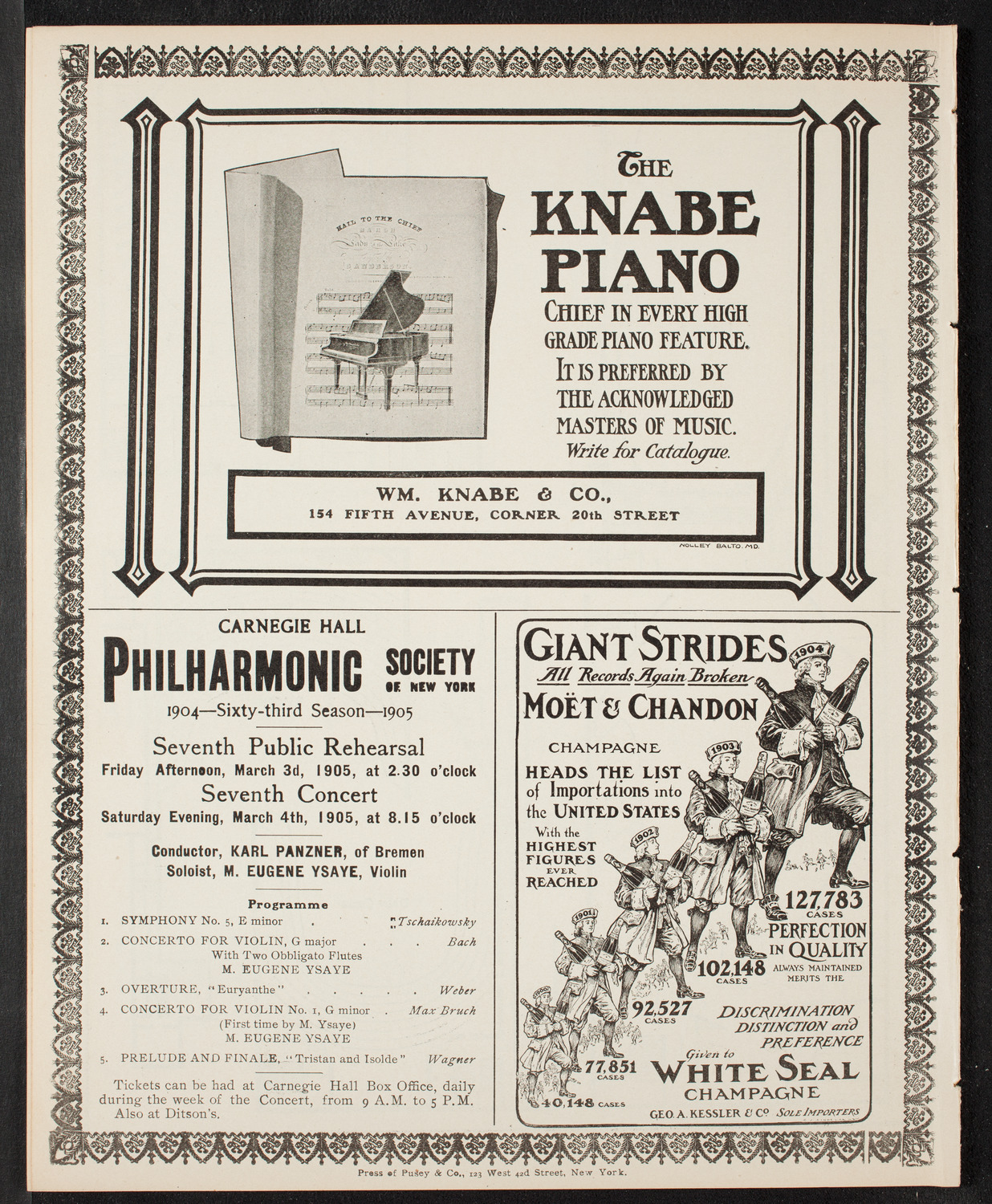 Symphony Concert for Young People, February 25, 1905, program page 12