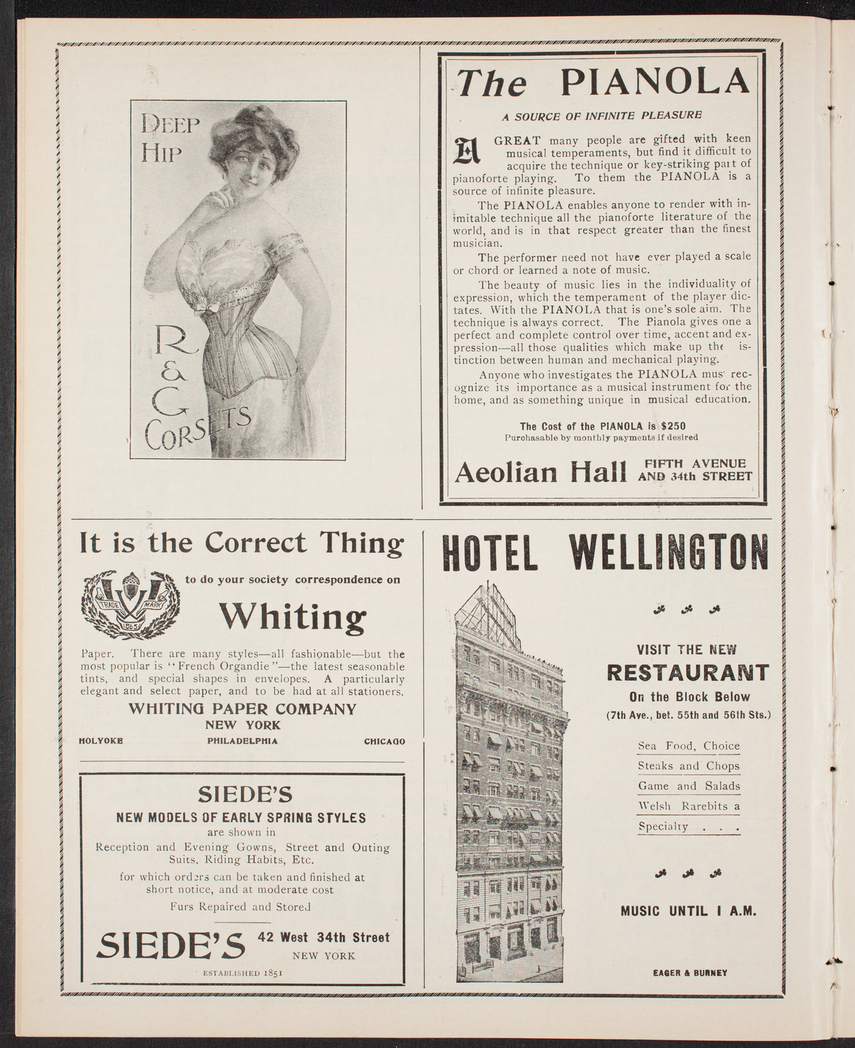 Musical Art Society of New York, March 12, 1903, program page 6