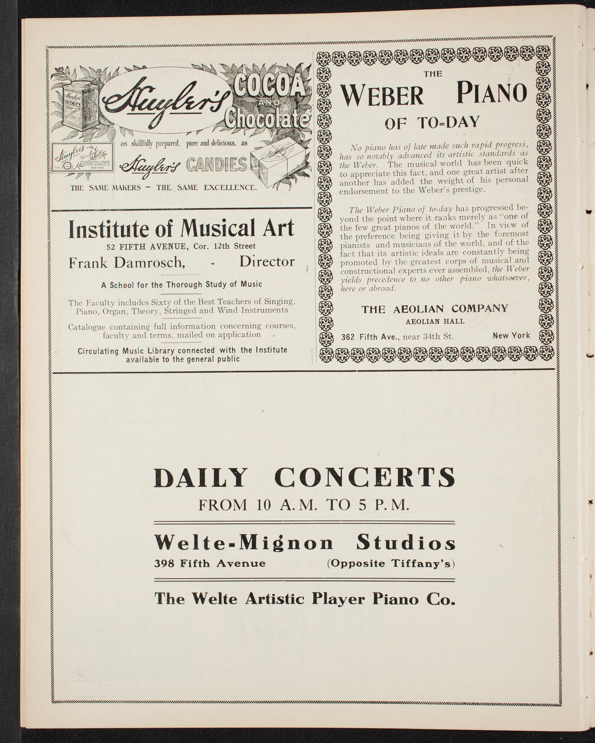 Knights of Columbus Discovery Day Celebration, October 13, 1907, program page 6