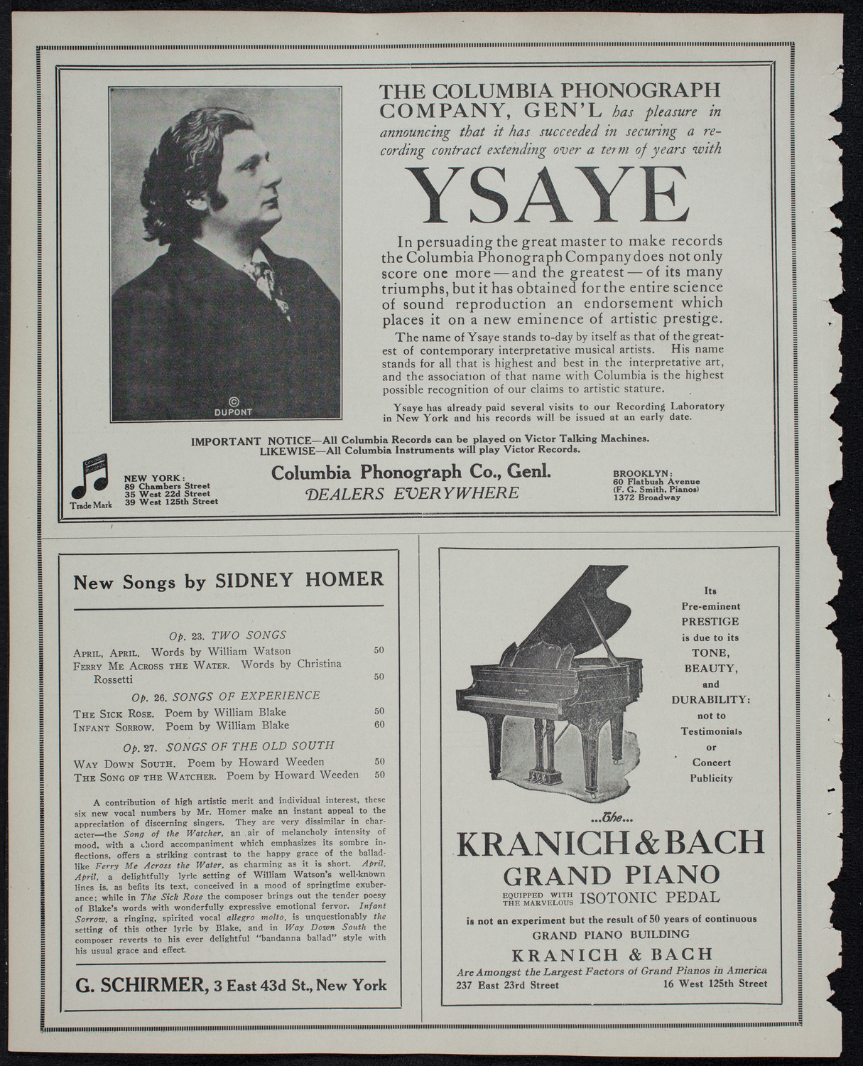 Burton Holmes Travelogue: The West Indies, January 12, 1913, program page 6