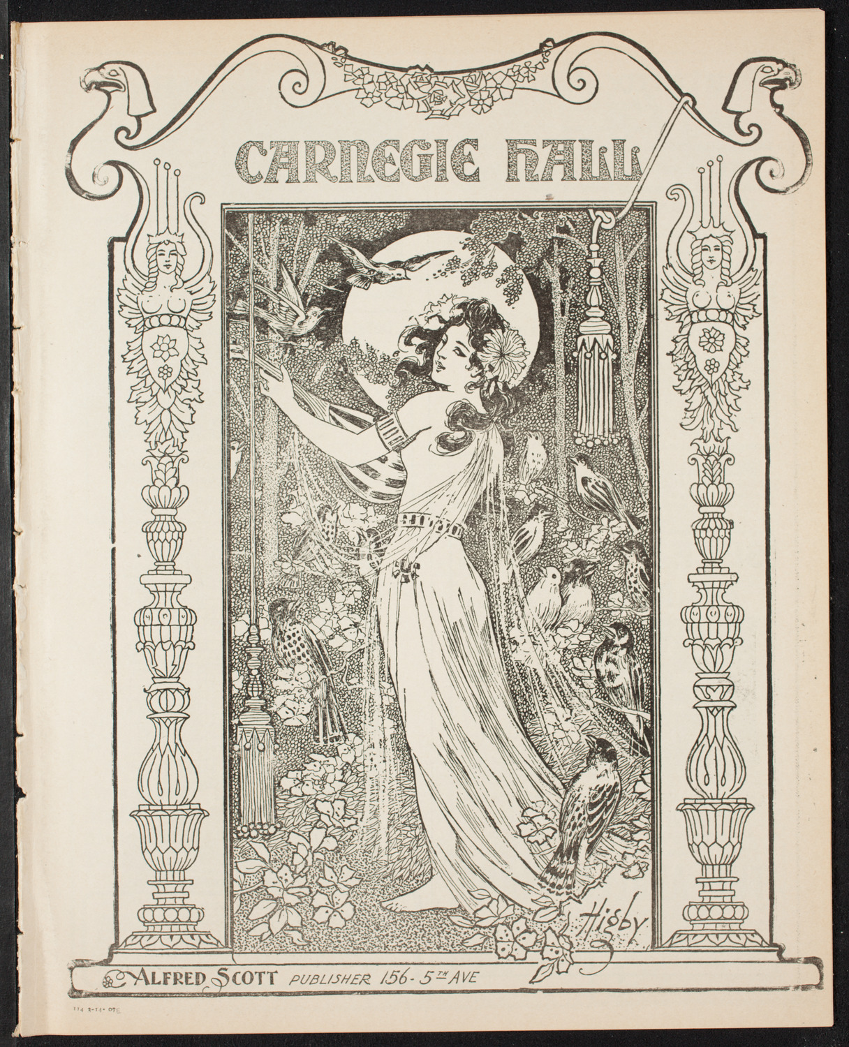 Russian Symphony Society of New York, March 14, 1907, program page 1