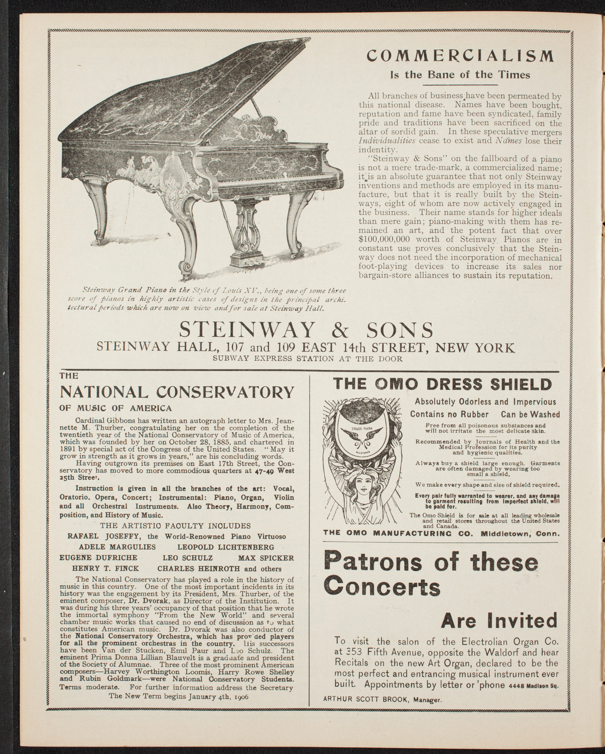 Russian Symphony Society of New York, February 24, 1906, program page 4