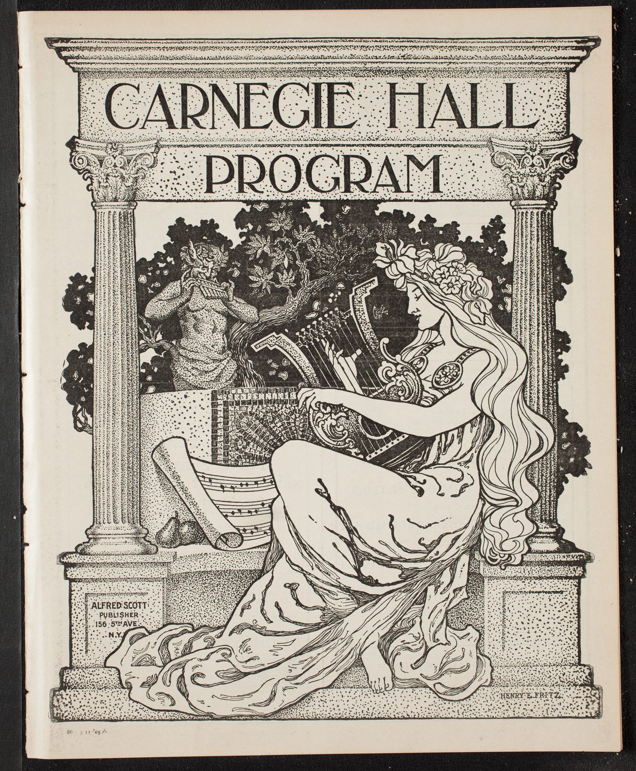 Symphony Concert for Young People, March 11, 1905, program page 1