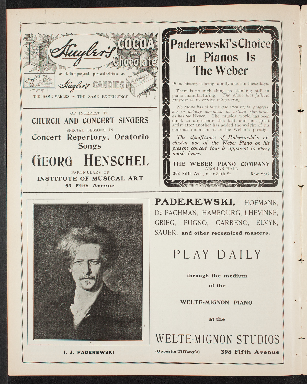 Elmendorf Lecture: Old Mexico, November 25, 1907, program page 6