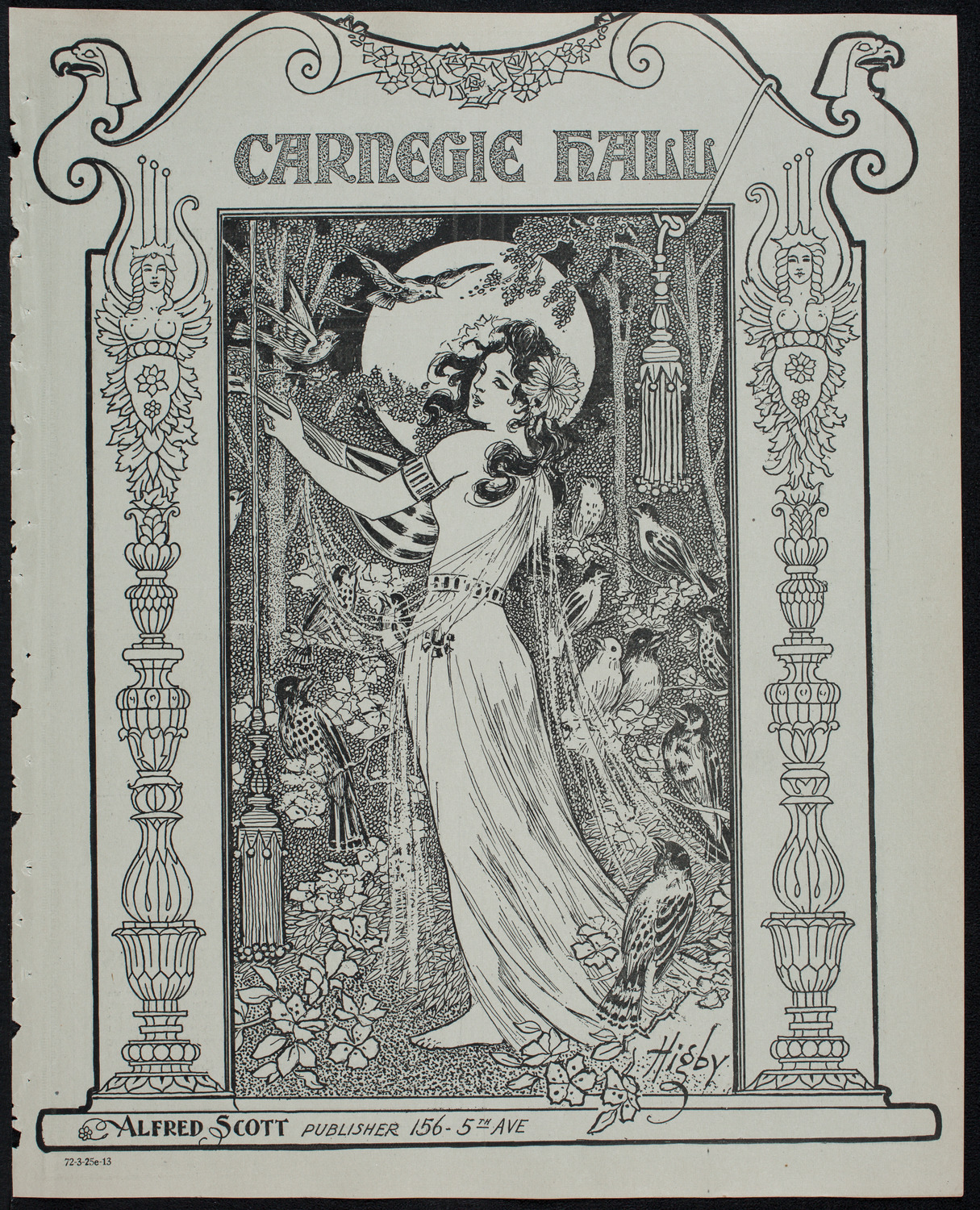 Volpe Symphony Society of New York, March 25, 1913, program page 1