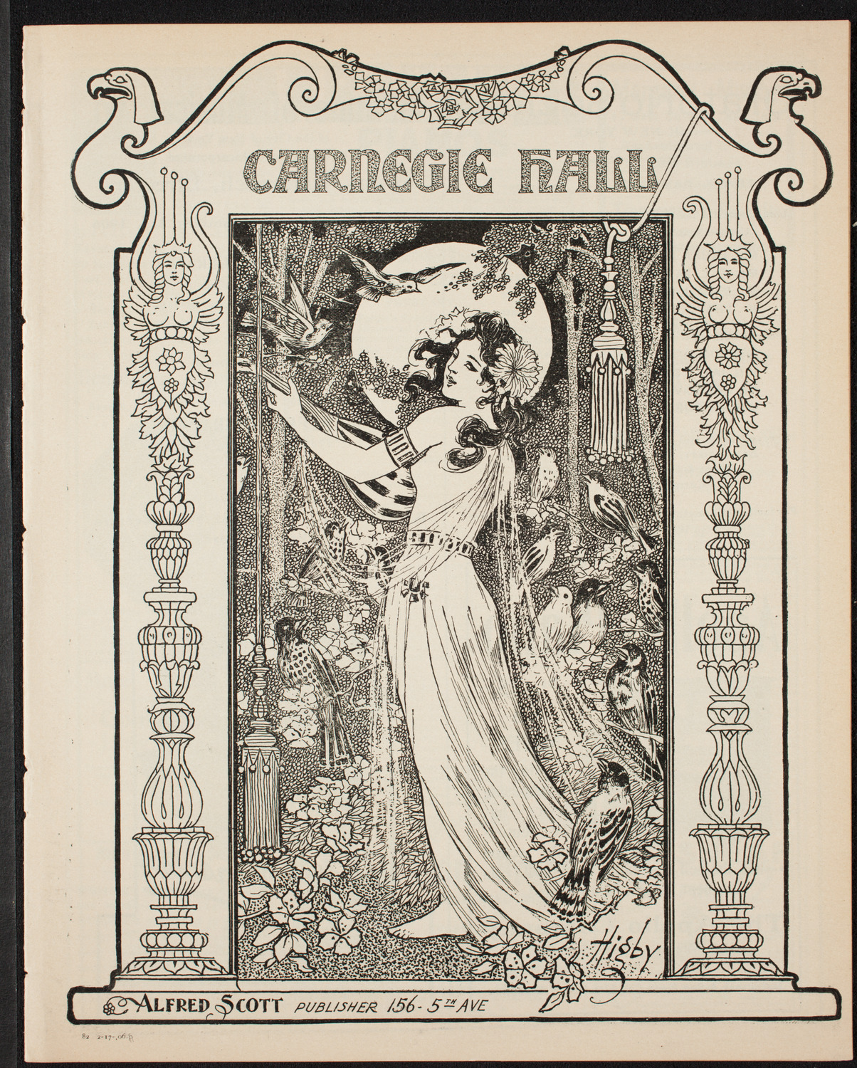 Boston Symphony Orchestra, February 17, 1906, program page 1