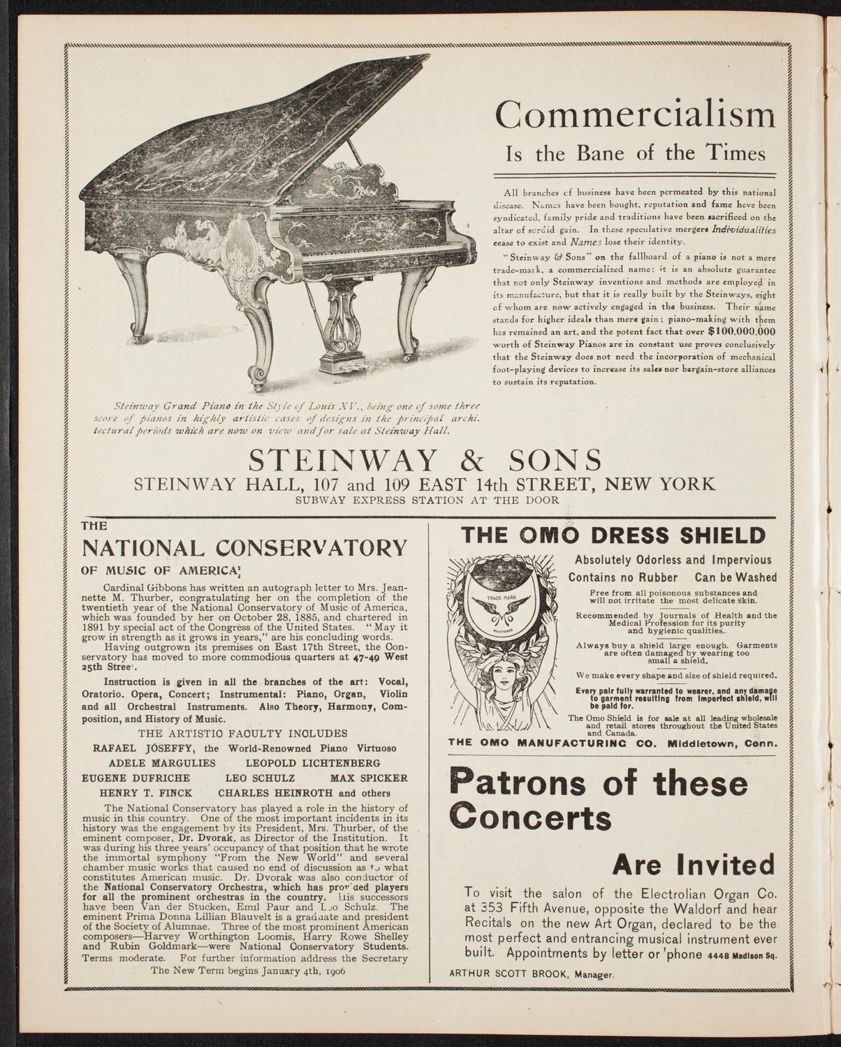 New York Symphony Orchestra, February 11, 1906, program page 4