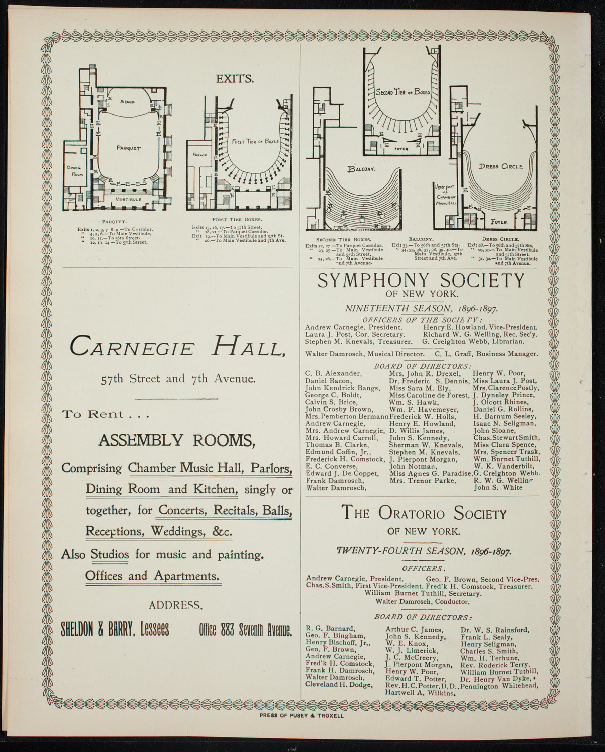 American Union of Swedish Singers, June 1, 1897, program page 8