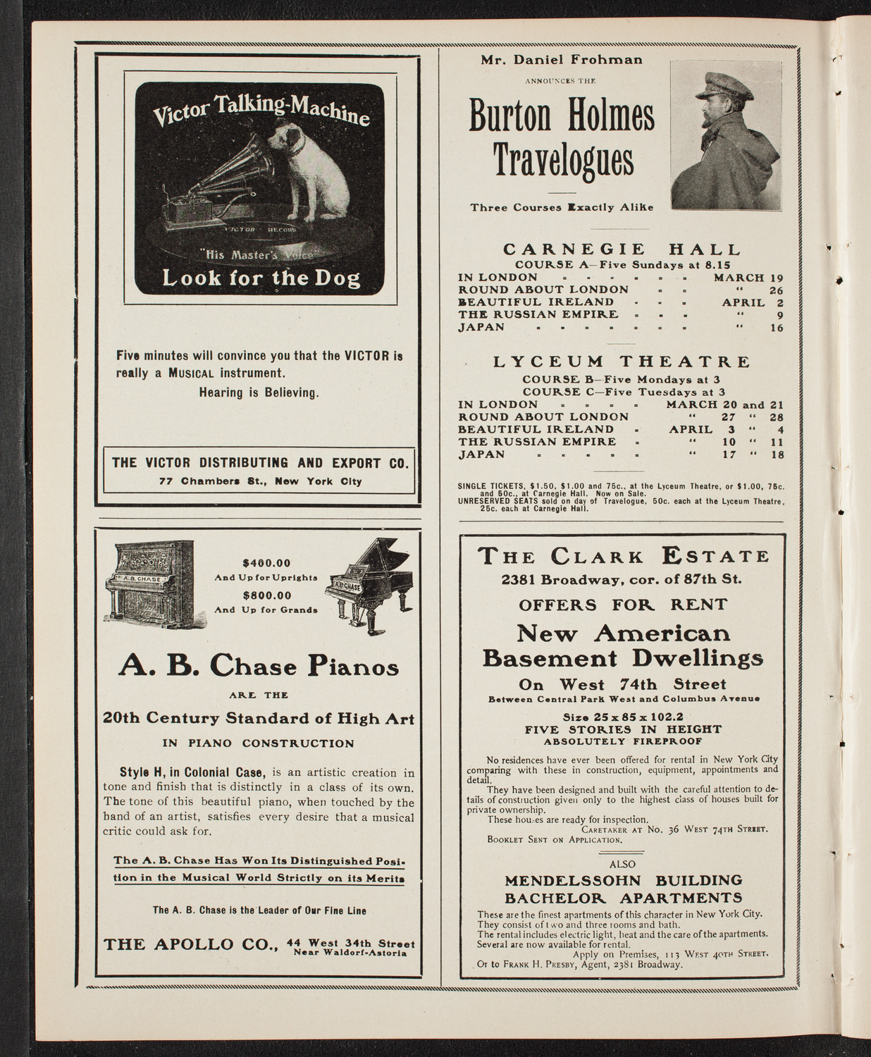 People's Symphony Concert, March 17, 1905, program page 2