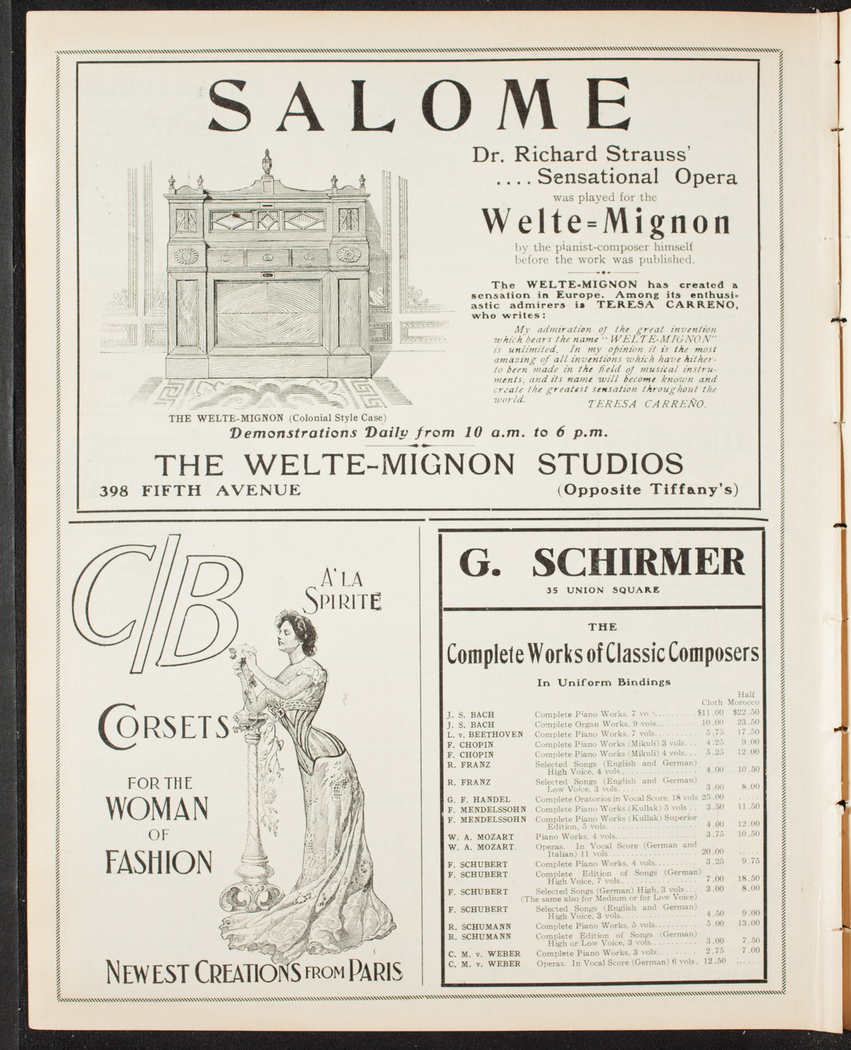 Meeting: International Kindergarten Union, May 1, 1907, program page 8