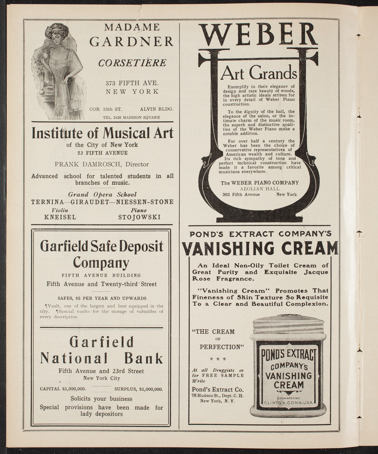New York Philharmonic, January 7, 1910, program page 6