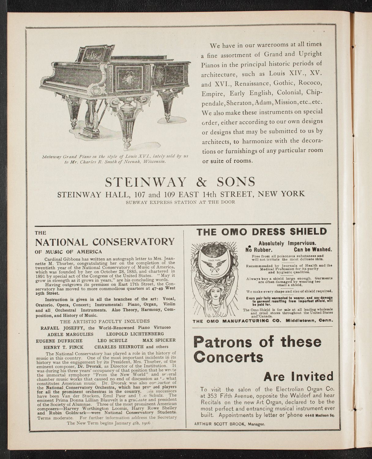 New York Symphony Orchestra, December 19, 1905, program page 4