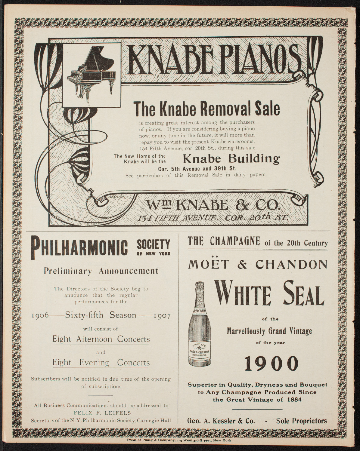 People's Symphony Concert, April 21, 1906, program page 12