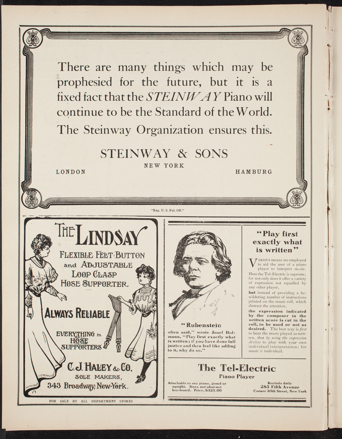 George Hamlin, Tenor, October 11, 1908, program page 4