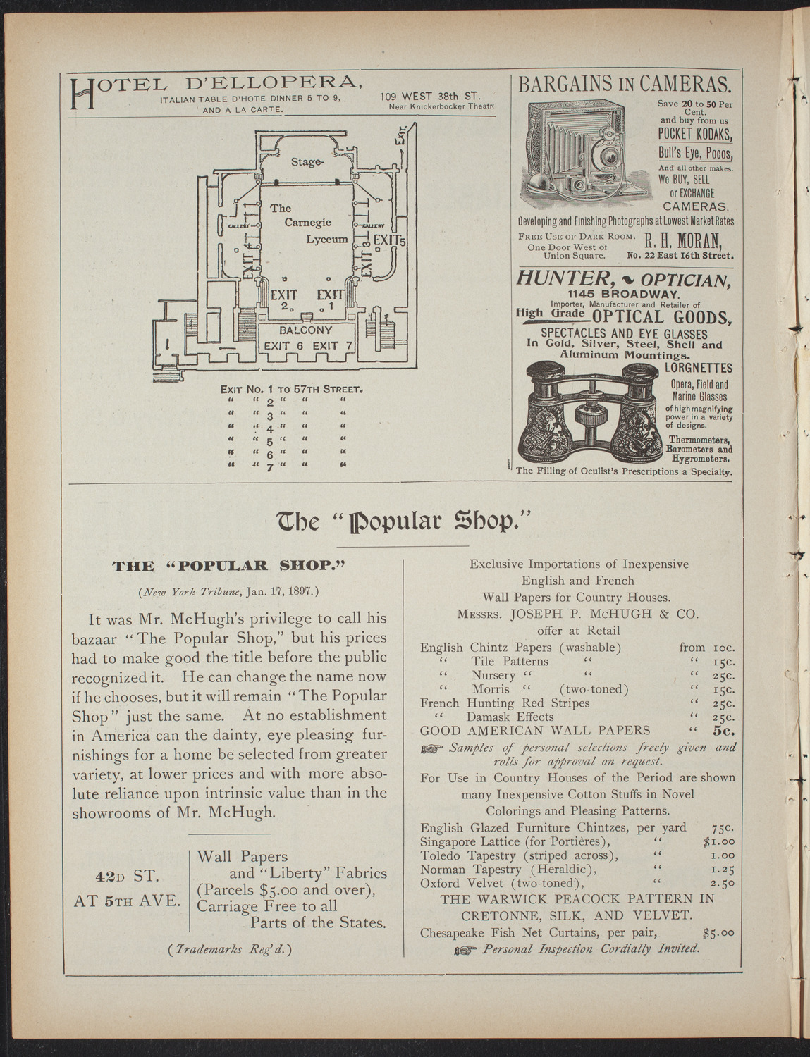 American Academy of Dramatic Arts, April 22, 1897, program page 6