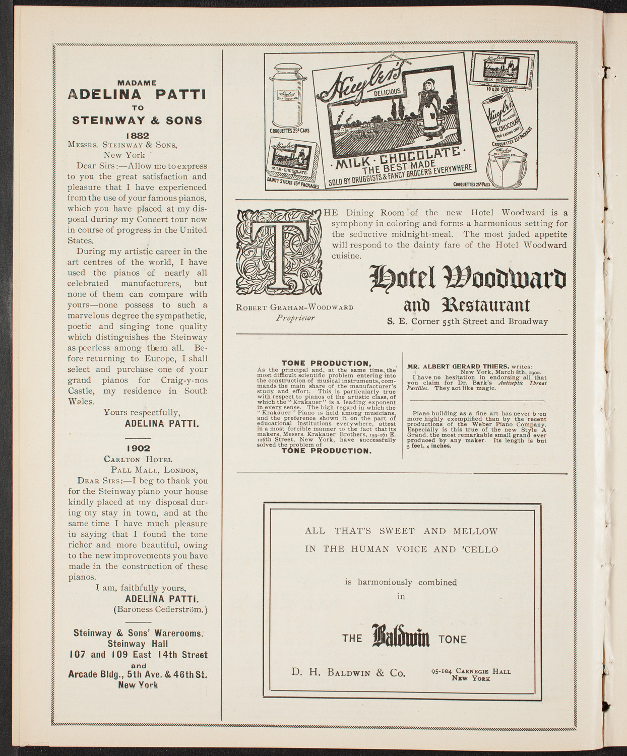 People's Choral Union, February 22, 1904, program page 4