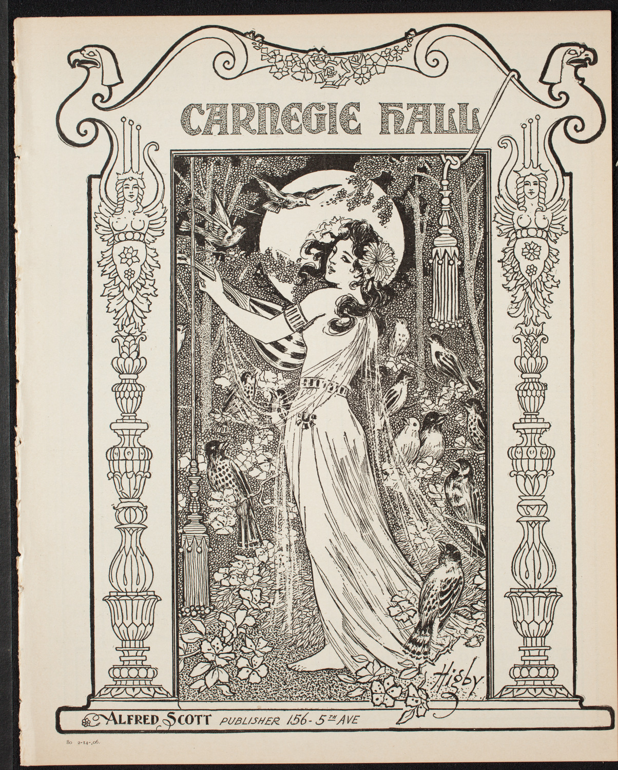 Emma Eames, Soprano, February 14, 1906, program page 1