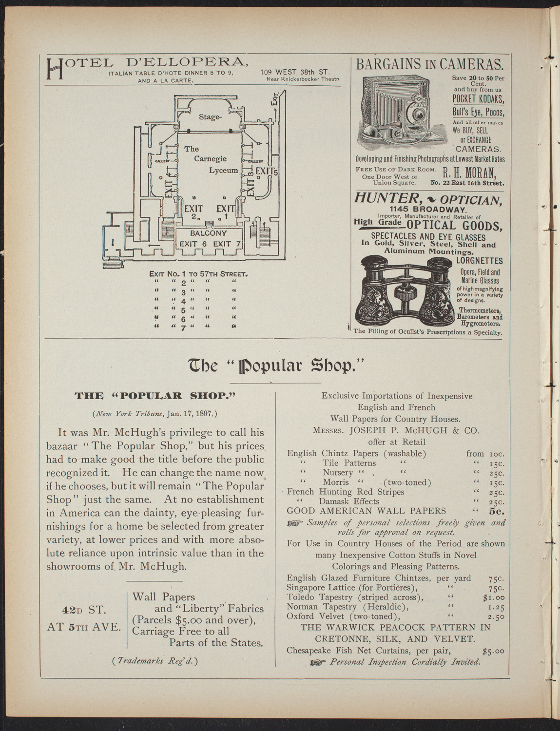Reading by F. Hopkinson Smith, April 24, 1897, program page 6