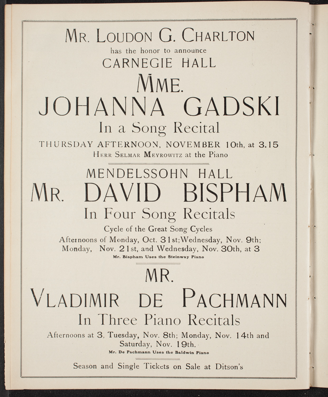 Columbus Day Celebration, October 12, 1904, program page 10