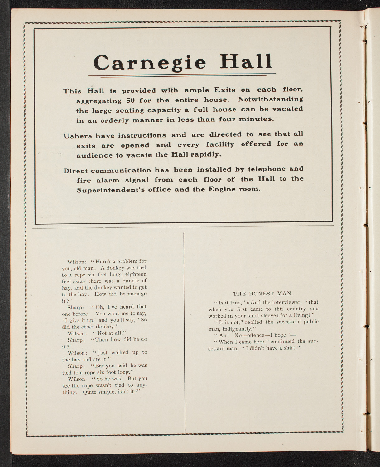 Graduation: New York Law School, June 15, 1905, program page 10