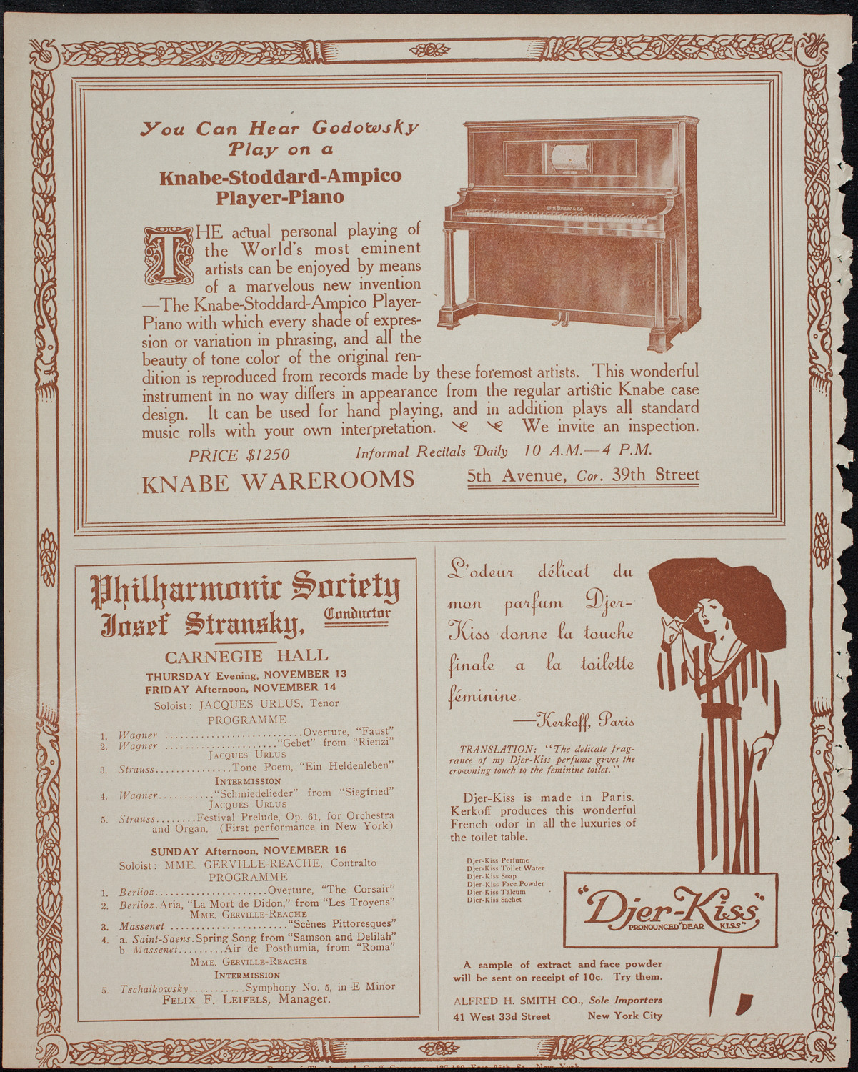 Elmendorf Lecture: Western India, November 10, 1913, program page 12