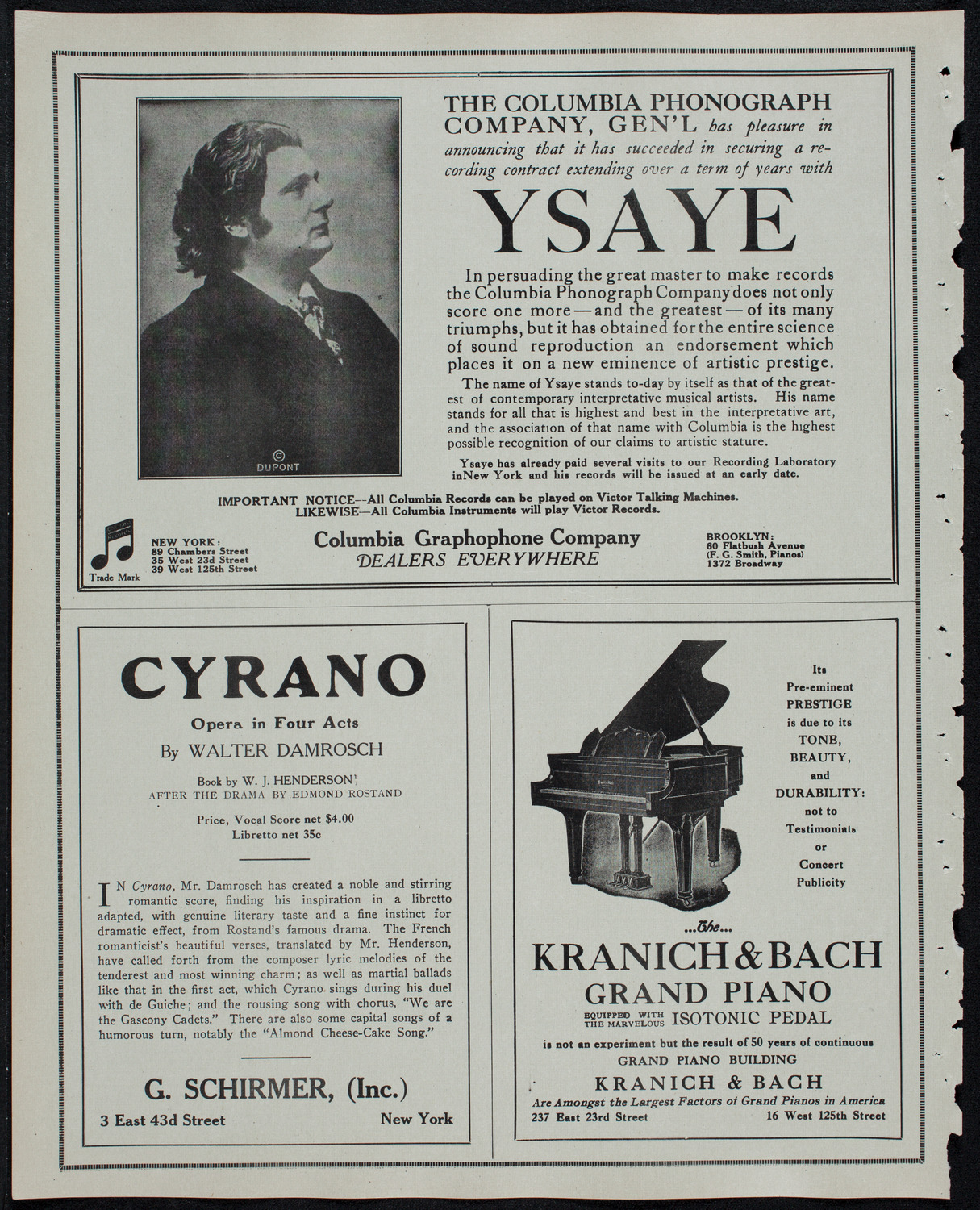 Russian Symphony Society of New York, March 1, 1913, program page 6