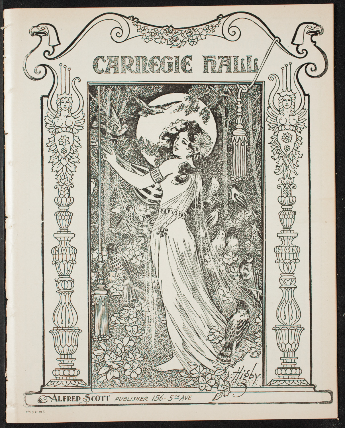 New York Philharmonic, March 2, 1907, program page 1