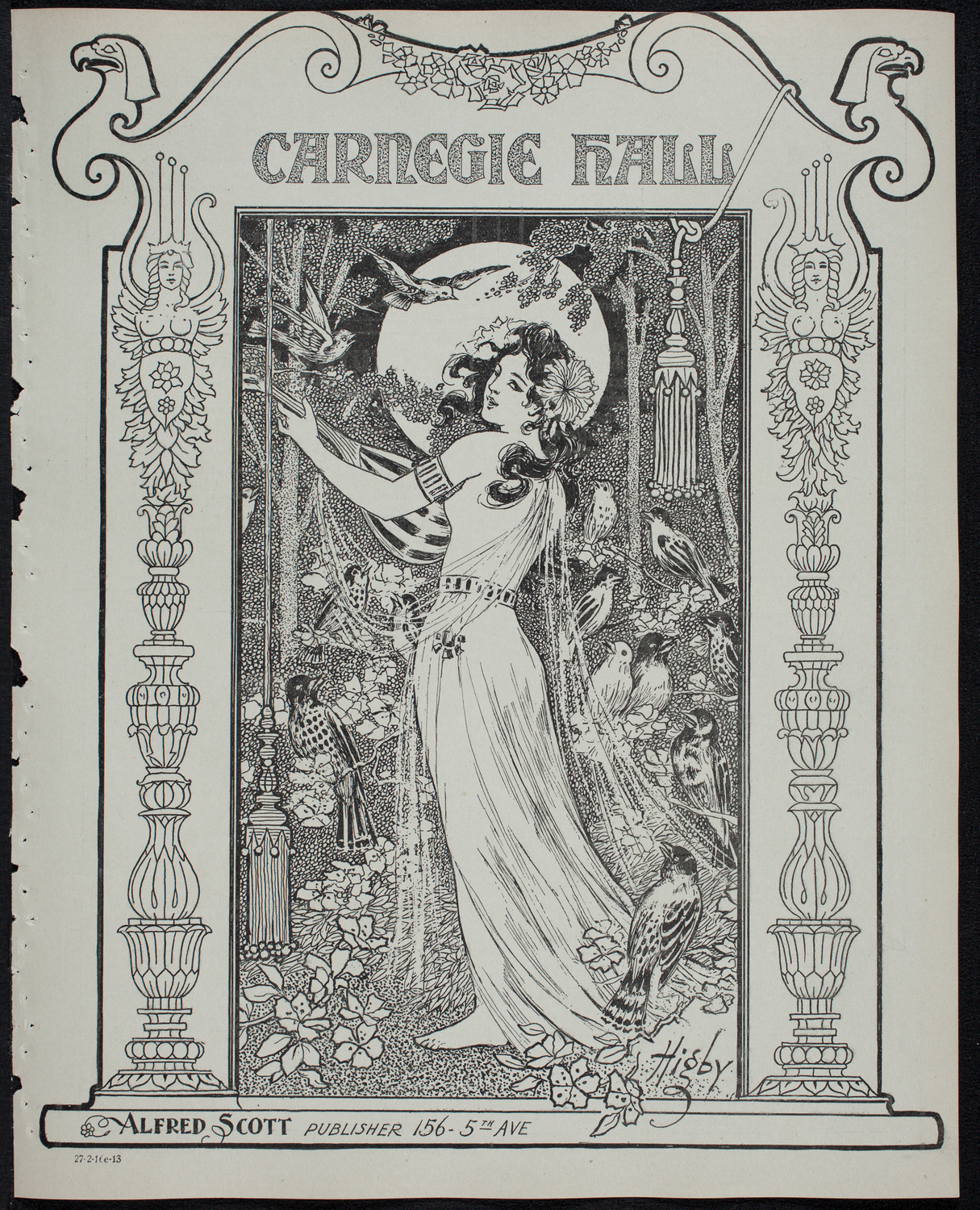 Burton Holmes Travelogue: Panama, February 16, 1913, program page 1