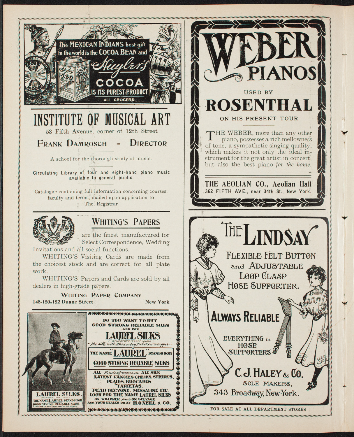 New York Philharmonic, December 22, 1906, program page 6
