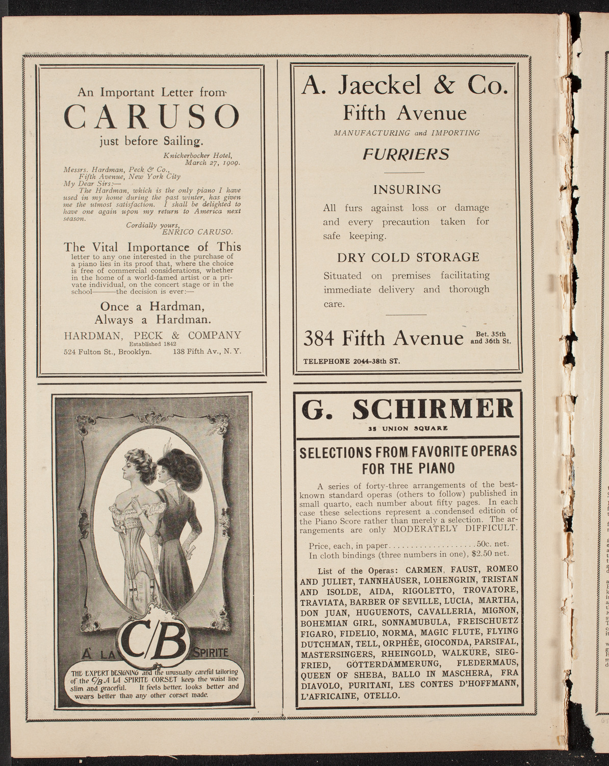 Graduation: New York Law School, June 17, 1909, program page 8