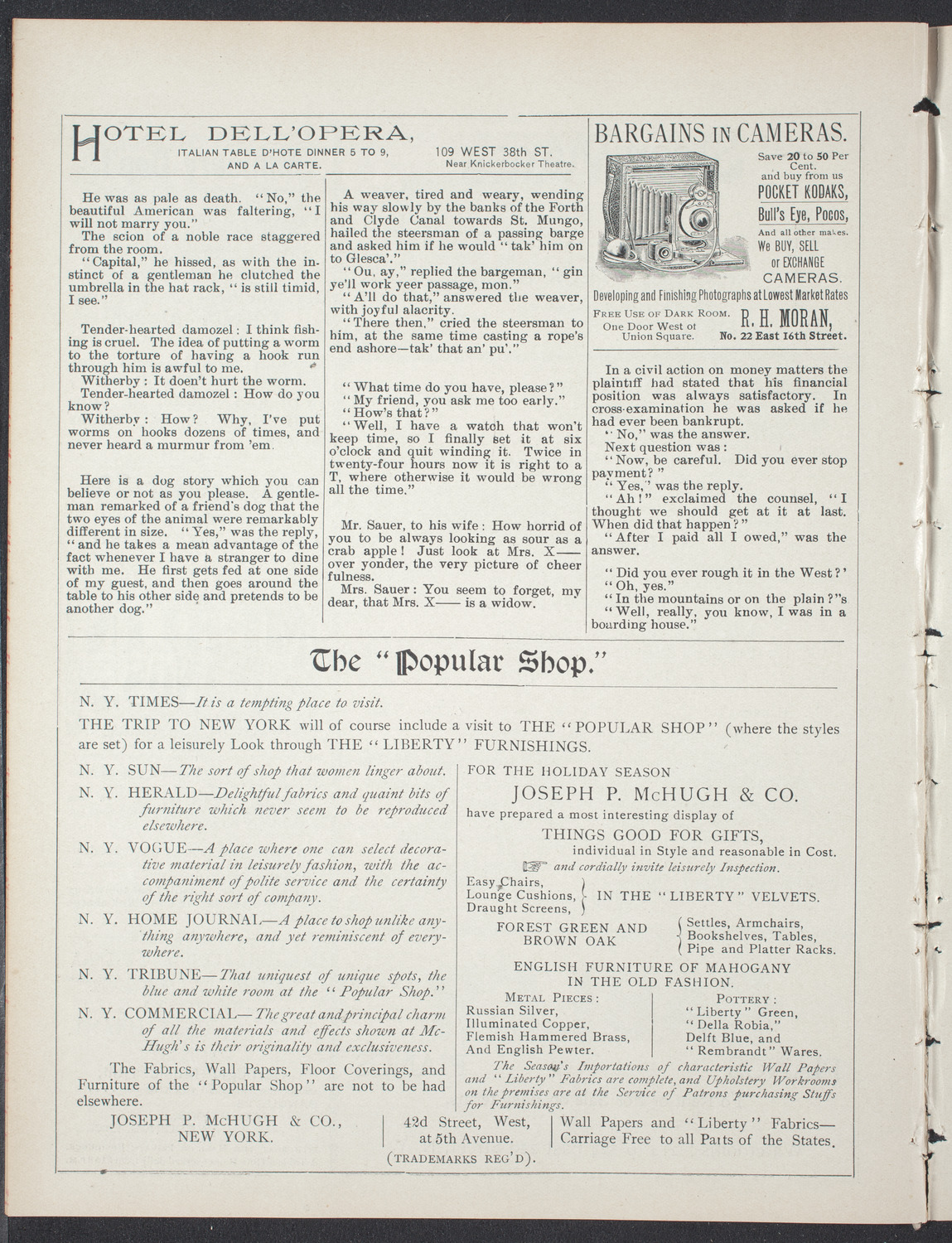 Opening Concert to Introduce Clarence T. Wendell, December 16, 1896, program page 6