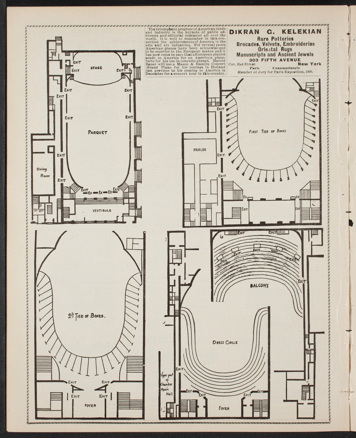 Jan Kubelik, Violin, with Maria-Victoria Torrilhon, Piano, January 11, 1902, program page 4